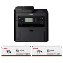 Canon MF237w Çok Fonksiyonlu Mono Lazer Yazıcı / Tarayıcı / Fotokopi / Fax / Wi-Fi / ADF + 2 Toner Hediyeli