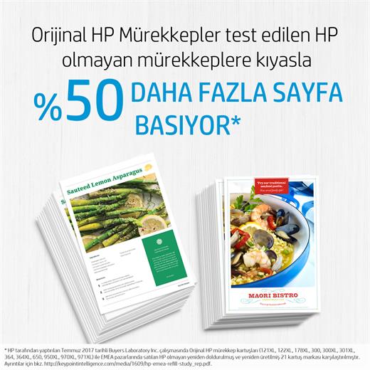 HP 953XL Sarı Kartuş (F6U18AE)