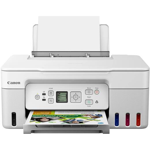 Canon PIXMA G3470 WH Çok Fonksiyonlu Tanklı Yazıcı / Tarayıcı / Fotokopi / Wi-Fi Beyaz
